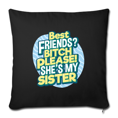 Geschenkidee Schwester Kissenbezug - Schwester