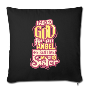 Geschenkidee Schwester Kissenbezug - Schwester