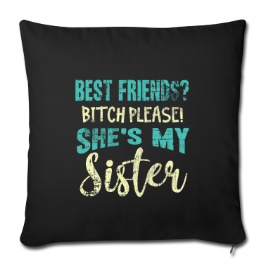 Geschenkidee Schwester Kissenbezug - Schwester
