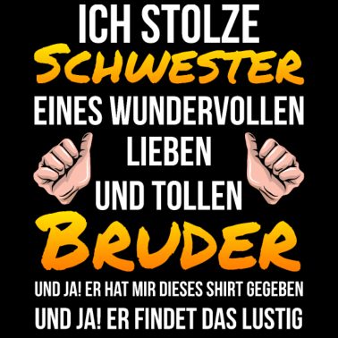 Motiv Schwester Geschenk Lustig Geek Geschenkidee