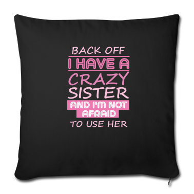 Geschenkidee Schwester Kissenbezug - Lustiger größere Schwester Spruch Geschenkidee