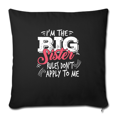 Geschenkidee Schwester Kissenbezug - Schwester Schwestern Geschenk