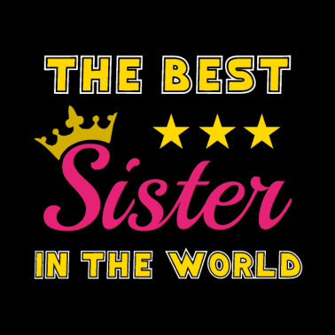 Motiv Beste Schwester, Spruch, Familie, Geschenkidee