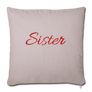 Geschenkidee Schwester Kissenbezug - Schwester