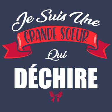 Motiv Das große Schwester-Shirt, das knallt. Geschenkidee soeu