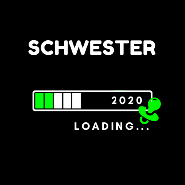 Motiv Schwester loading Geschenkidee für Geschwister