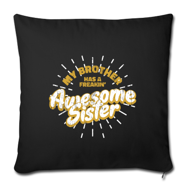 Geschenkidee Schwester Kissenbezug - Schwester Ehrfürchtige Schwester