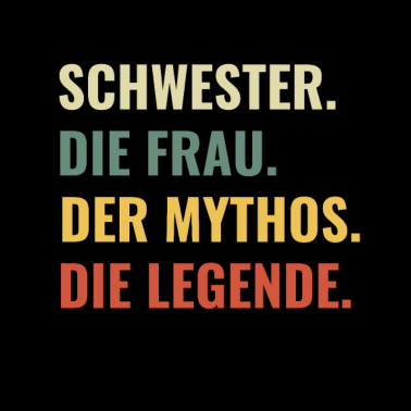 Motiv Schwester schöne Geschenkidee für Geschwister