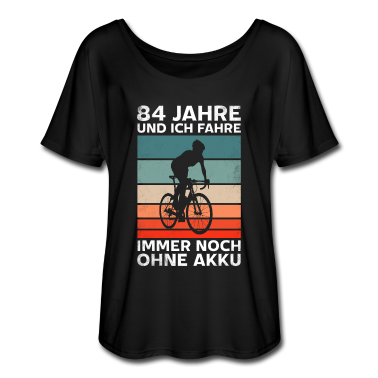 Geburtstagsgeschenk Oma T-Shirt - 84 Jahre und ich fahre immer noch ohne Akku