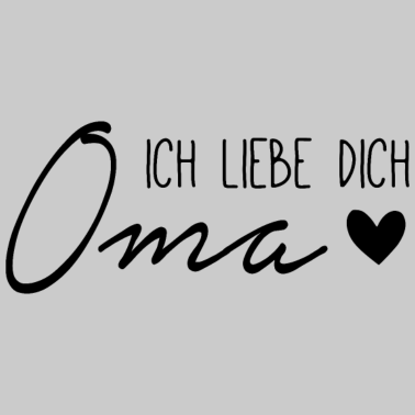 Motiv Ich liebe dich, Oma