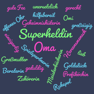 Motiv Superheldin Oma