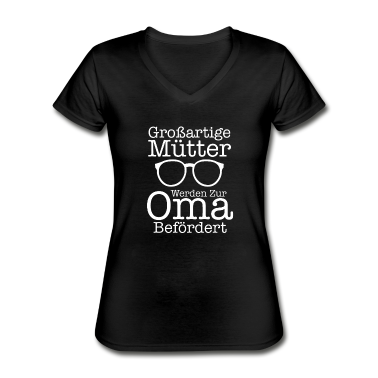 Geburtstagsgeschenk Oma T-Shirt - Großartige Mütter Werden Zur Oma Befördert