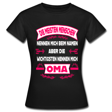 Geburtstagsgeschenk Oma T-Shirt - Coole Oma Geburtstagsgeschenk Omi Grußmutter Enkel