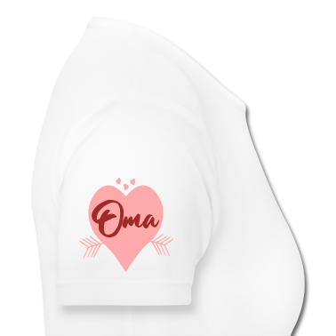 Geburtstagsgeschenk Oma T-Shirt - Oma HERZ DANKESCHÖN