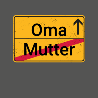 Motiv Oma geworden Geschenk Großmutter Großeltern Geburt