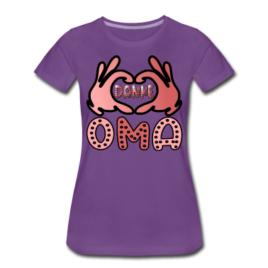 Geburtstagsgeschenk Oma T-Shirt - DANKE OMA HERZEN VERSCHENKE LIEBE