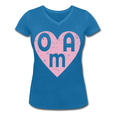 Geburtstagsgeschenk Oma T-Shirt - OMA OMI GROSSMUTTER MUTTERTAG HERZ LIEBE FRAU