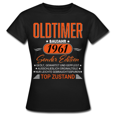 Geburtstagsgeschenk Oma T-Shirt - 1961 Geburtstagsgeschenk OPA Oma Geburtstag 60