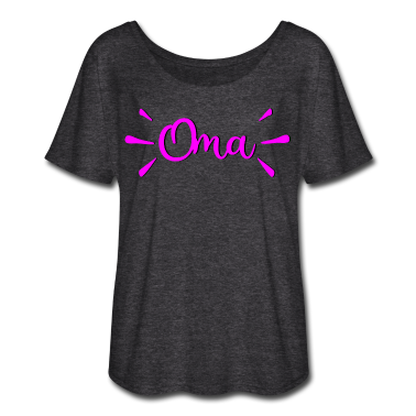 Geburtstagsgeschenk Oma T-Shirt - OMA PINK SCHRIFTZUG RENTNERIN PENSION