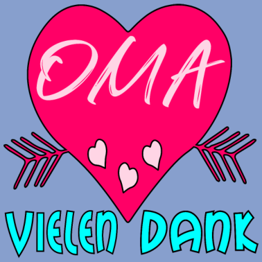 Motiv Vielen Dank OMA DANKESCHÖN