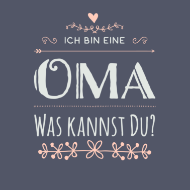 Motiv Superpower Oma Geschenk von Enkelkinder Oma