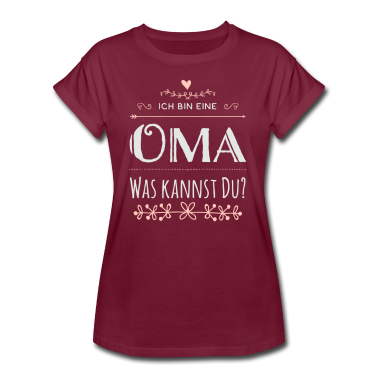 Geburtstagsgeschenk Oma T-Shirt - Superpower Oma Geschenk von Enkelkinder Oma