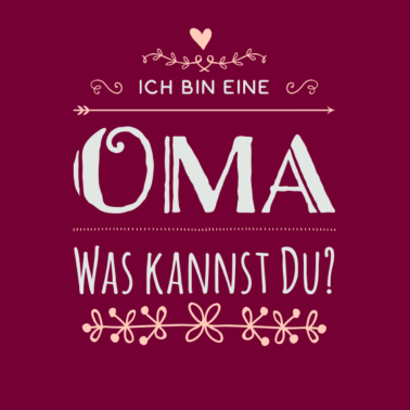 Motiv Superpower Oma Geschenk von Enkelkinder Oma