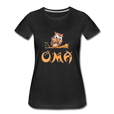Geburtstagsgeschenk Oma T-Shirt - Eule Oma