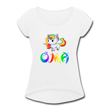 Geburtstagsgeschenk Oma T-Shirt - Einhorn Oma