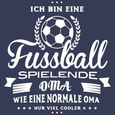 Motiv Fussball Oma