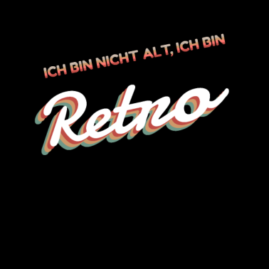 Motiv Ich bin Retro Geburtstagsgeschenk