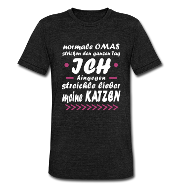 Geburtstagsgeschenk Oma T-Shirt - Katzen Katzendame Mietze Oma Katzenlady