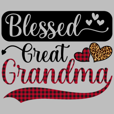 Motiv Gesegnete große Oma, lustige süße Oma Geschenk