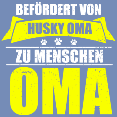 Motiv Befoerdert von Husky Oma zur Menschen Oma