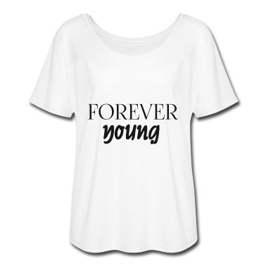 Geburtstagsgeschenk Oma T-Shirt - Forever Young - Geburtstagsgeschenk