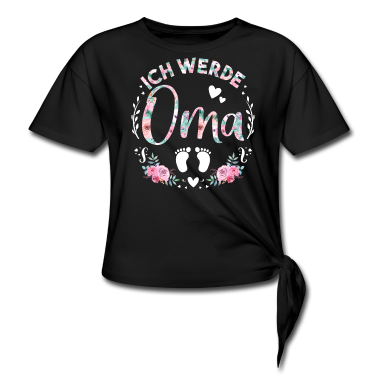 Geburtstagsgeschenk Oma T-Shirt - Du wirst Oma Geschenk