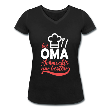 Geburtstagsgeschenk Oma T-Shirt - Oma Geschenkidee Bei Oma schmeckts am besten Koch