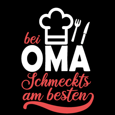 Motiv Oma Geschenkidee Bei Oma schmeckts am besten Koch