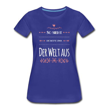 Geburtstagsgeschenk Oma T-Shirt - So sieht die beste Oma der Welt aus