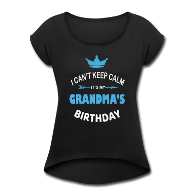 Geburtstagsgeschenk Oma T-Shirt - Ich kann nicht ruhig bleiben Es ist der Geburtstag meiner Oma