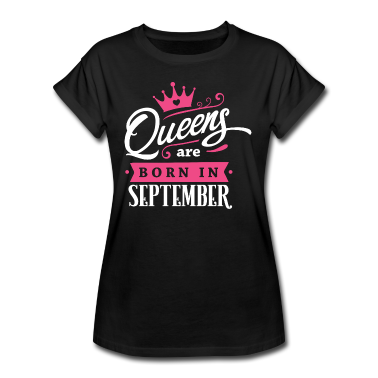 Geburtstagsgeschenk Oma T-Shirt - Queens born in September Geburtstag Jungfrau