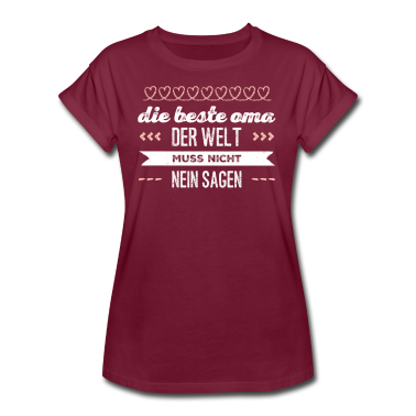 Geburtstagsgeschenk Oma T-Shirt - Oma Geschenk von Enkelkinder mit Spruch