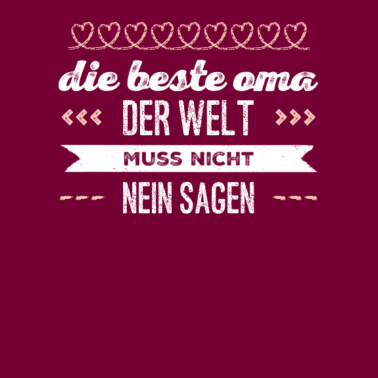 Motiv Oma Geschenk von Enkelkinder mit Spruch