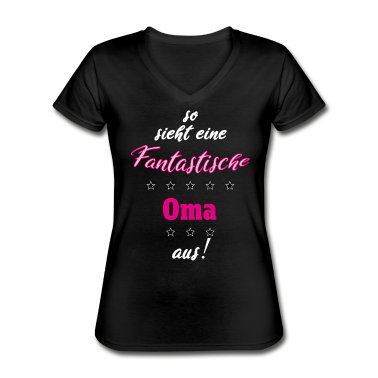 Geburtstagsgeschenk Oma T-Shirt - So sieht eine fantastische Oma aus Geschenkidee