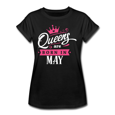 Geburtstagsgeschenk Oma T-Shirt - Queens born in May Geburtstag Mai Stier