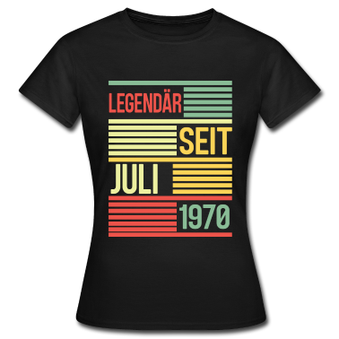 Geburtstagsgeschenk Oma T-Shirt - Legendäres Geburtstagsgeschenk Juli 1970