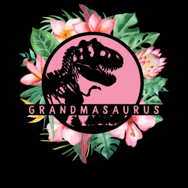 Motiv Nette Grandmasaurus-Blumendinosaurier-Oma