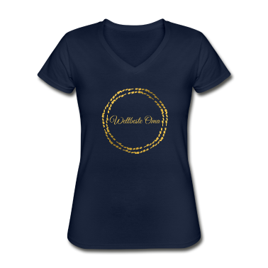 Geburtstagsgeschenk Oma T-Shirt - Weltbeste Oma Goldrahmen