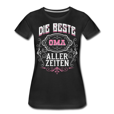 Geburtstagsgeschenk Oma T-Shirt - Oma Vintage Retro Geschenk