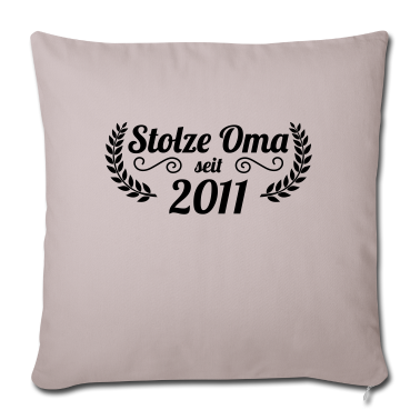 Geburtstagsgeschenk Oma Kissenbezug - stolze Oma seit 2011